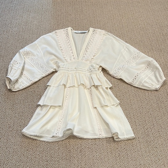 IRO FIGONS EMBROIDERED MINI DRESS size 34 - Picture 3 of 16